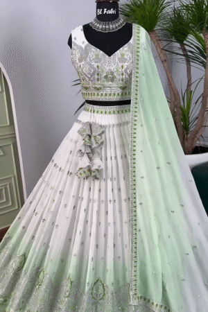 Embroidered Semi Stitched Lehenga Choli Grace Redefined