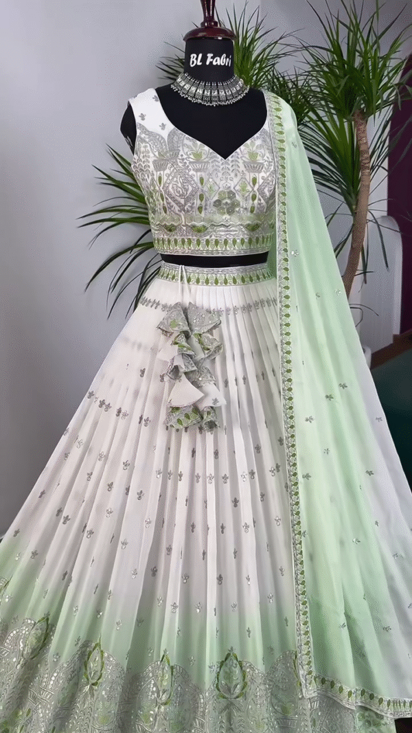 Embroidered Semi Stitched Lehenga Choli Grace Redefined - Image 2